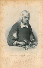 Portrait of Georg Eberhard Rumphius, Antiek en Kunst, Kunst | Etsen en Gravures
