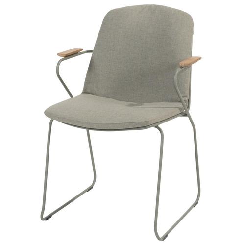 Veneto dining tuinstoel stapelbaar rvs olive 4 Seasons, Tuin en Terras, Tuinstoelen, Nieuw, Ophalen of Verzenden