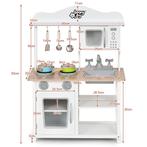 2dekans | Coast Kinderspeelkeuken - Hout - 60 x 30 x 83 cm -, Ophalen of Verzenden, Zo goed als nieuw