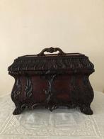 Doos - Mahonie - Victoriaanse theedoos