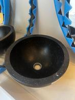 Hardstenen waskom Ø38 cm – robuust natuursteen, 18 cm hoog, Huis en Inrichting, Badkamer | Badkamermeubels, Nieuw