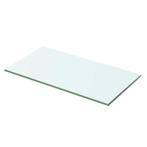 vidaXL Wandschap transparant 50x20 cm glas, Huis en Inrichting, Woonaccessoires | Wandplanken en Boekenplanken, Verzenden, Nieuw