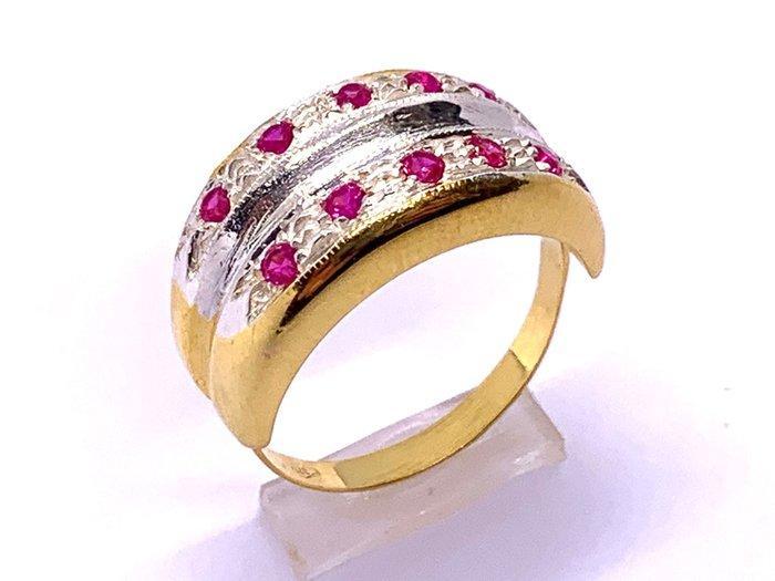 Zonder Minimumprijs - Eeuwigheidsring - 9 kt. Geel goud,, Sieraden, Tassen en Uiterlijk, Antieke sieraden