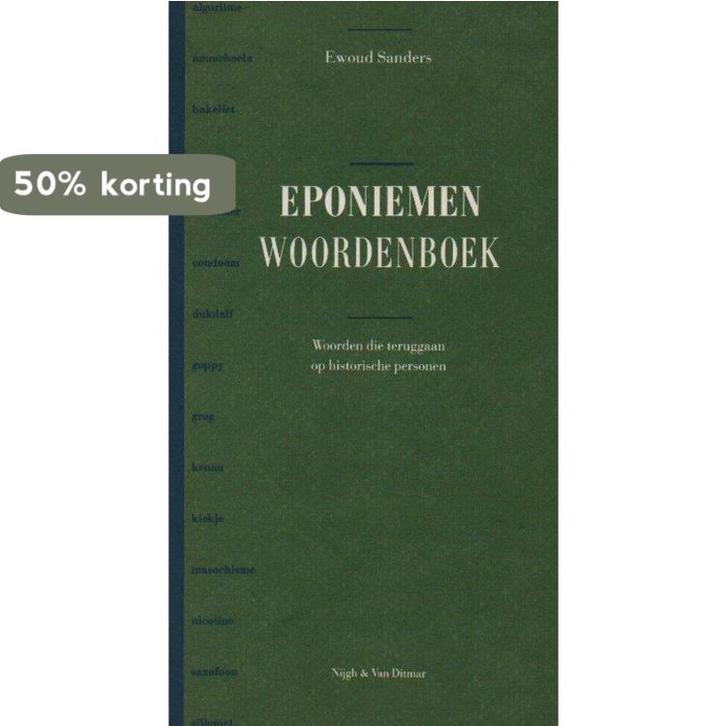 Eponiemenwoordenboek 9789023679189 Jan Sanders, Boeken, Overige Boeken, Gelezen, Verzenden