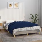 vidaXL Verzwaringsdeken 135x200 cm 10 kg stof blauw, Huis en Inrichting, Slaapkamer | Beddengoed, Verzenden, Nieuw, Blauw