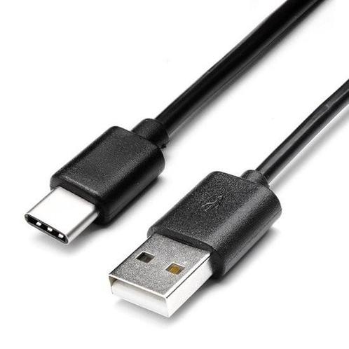 2 meter Type C USB kabel voor de Samsung S8 - Zwart, Telecommunicatie, Mobiele telefoons | Telefoon-opladers, Verzenden
