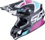 Scorpion VX-16 Evo Air Analog Zwart Roze Crosshelm, XS, Nieuw met kaartje, Overige merken, Heren