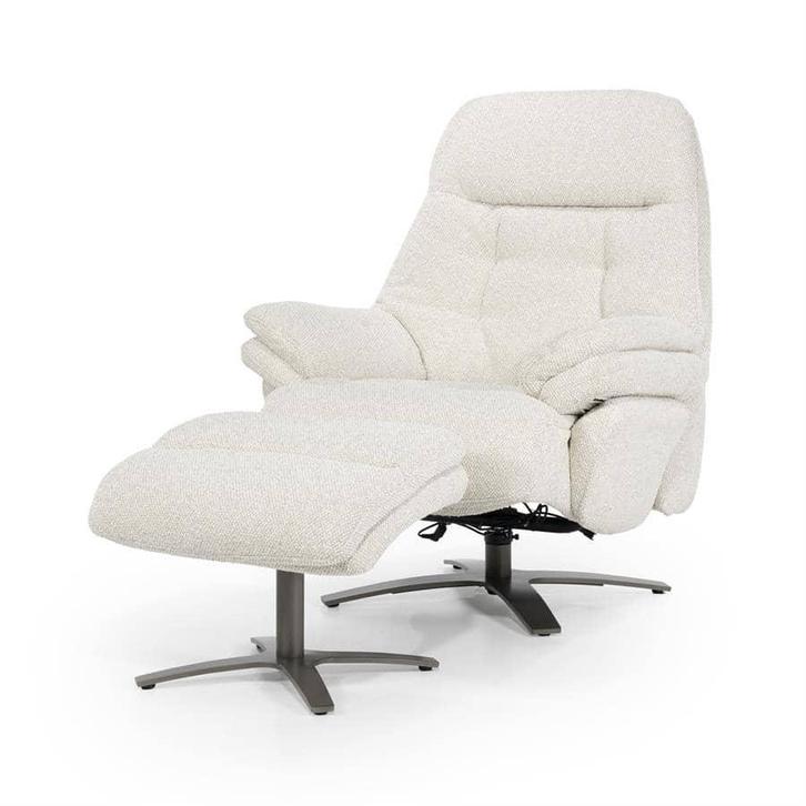 Relaxfauteuil Caleb - beige, Huis en Inrichting, Stoelen, Nieuw, Ophalen of Verzenden
