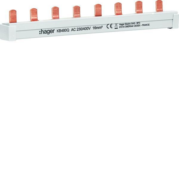 Hager Patroonlastscheider Kamrail - KB480Q, Doe-het-zelf en Verbouw, Elektra en Kabels, Overige typen, Nieuw, Verzenden