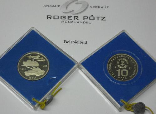 Ddr 10 Mark 25 Jahre Nva 1981 polierte Platte originalver..., Postzegels en Munten, Munten | Europa | Niet-Euromunten, Verzenden