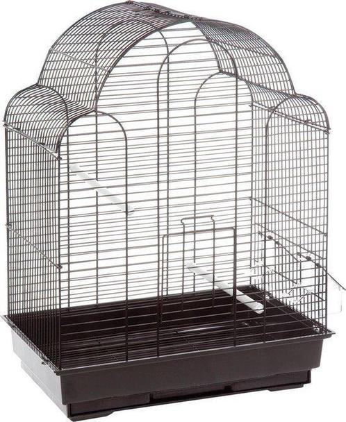 Parkietenkooi Bali Zwart, Dieren en Toebehoren, Vogels | Hokken en Kooien, Nieuw, Metaal, Verzenden
