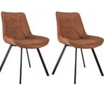 2x Moderne Eetkamerstoelen – Gestoffeerd, Ergonomisch, Krasb, Huis en Inrichting, Stoelen, Verzenden, Nieuw