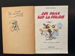 Lucky Luke T9 - Des rails sur la prairie + dédicace - B - 1, Boeken, Nieuw