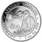 Somalische Olifant 1 oz 2016, Zilver, Losse munt, Overige landen, Verzenden