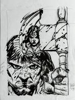 Bo Hampton - 1 Original drawing - Conan the Barbarian, Nieuw