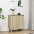 vidaXL Dressoir met houten poten 60x35x70 cm bewerkt hout, Verzenden, Nieuw, 50 tot 100 cm, 25 tot 50 cm