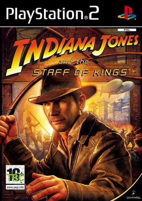 Indiana Jones Staff of Kings (PlayStation 2), Spelcomputers en Games, Games | Sony PlayStation 2, Gebruikt, Vanaf 12 jaar, Verzenden
