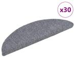 vidaXL Trapmatten Zelfklevend 30 stuks 56x17x3 cm Lichtgrijs, Doe-het-zelf en Verbouw, Ladders en Trappen, Verzenden, Nieuw