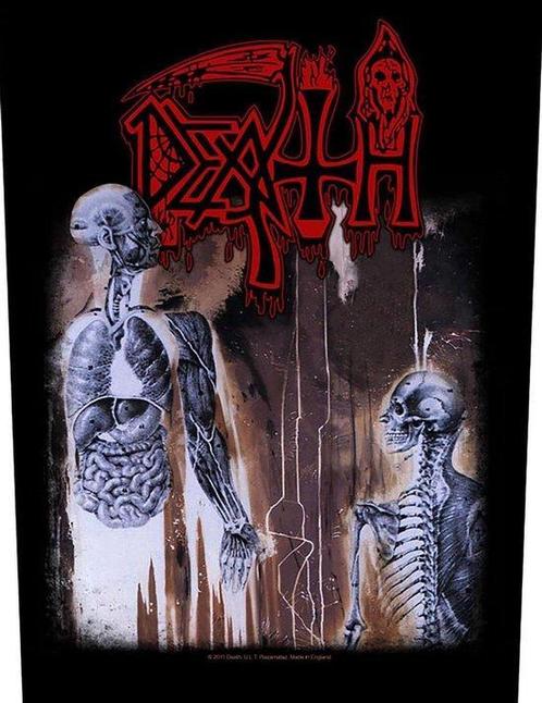 Death - Human - Backpatch officiële merchandise, Verzamelen, Muziek, Artiesten en Beroemdheden, Kleding, Nieuw, Ophalen of Verzenden