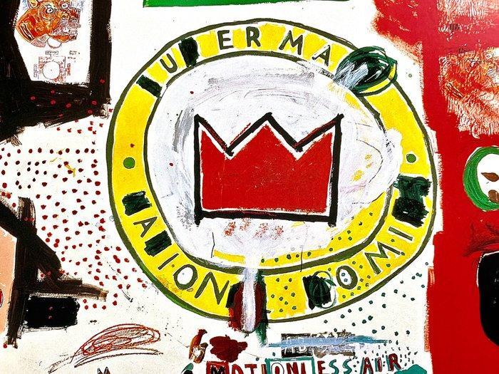 Jean Michel Basquiat (1960-1988) - Untitled (Crown 1988) -, Antiek en Kunst, Antiek | Meubels | Stoelen en Banken