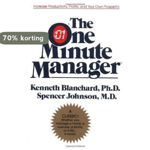 The One Minute Manager 9780688014292 Kenneth H. Blanchard, Boeken, Taal | Engels, Zo goed als nieuw, Verzenden