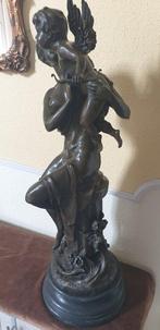Milo (1910-1978) - Beeld, Art Nouveau Nude Woman with Baby