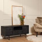 Tv meubel Brandy Black | 120 cm, Nieuw, Ophalen of Verzenden