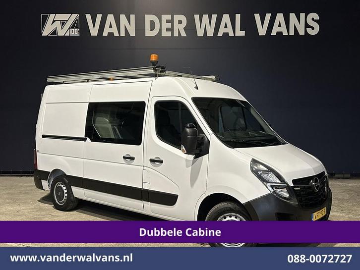Opel Movano | 2.3 Turbo 150pk L2H2 Dubbele Cabine Inrichting, Auto's, Bestelauto's, Dealer onderhouden, Te koop, Handgeschakeld