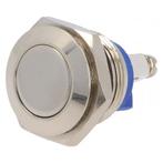 Drukschakelaar 16mm - SPST-NO - IP65 - vandalismebestendig, Doe-het-zelf en Verbouw, Ophalen of Verzenden, Nieuw, Schakelaar