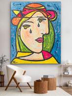 Joaquim Falco (1958) - PICASSO CUBIST GIRL XL, Antiek en Kunst