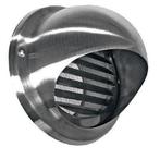 Bolrooster RVS Ø 180mm met schoepen en muggengaas, Verzenden, Nieuw