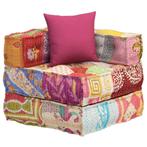Modulaire Poef Patchwork - Comfortabel! Retourdeal -47%, Huis en Inrichting, Banken | Voetenbanken en Poefen, Nieuw, Ophalen of Verzenden