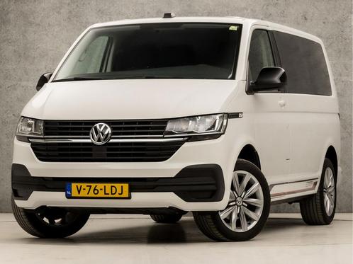 Volkswagen Transporter 2.0 TDI L1H1 28 Highline, Auto's, Bestelauto's, Onderhoudsboekje, Lease, Zwart, Automaat, Wit, Volkswagen