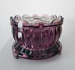 Val Saint Lambert - Rechaud - Amethist- Art Deco - Glas -, Antiek en Kunst