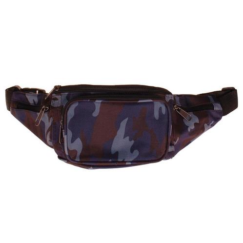 Heuptas Camouflage Blauw/Bruin - Nightcamo - Verstelbare Ban, Sport en Fitness, Bergsport en Wandelen, Nieuw, Ophalen of Verzenden