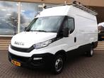 Iveco Daily 35C14V 2.3 136 PK L2H2 3-ZITS *DUBBEL LUCHT*, Auto's, Bestelauto's, Stof, Gebruikt, Euro 6, Elektrische ramen