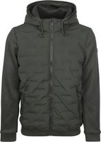 No Excess Jas Knitted Sleeve Donkergroen maat XXL Heren, Verzenden, Nieuw, Overige maten, No Excess