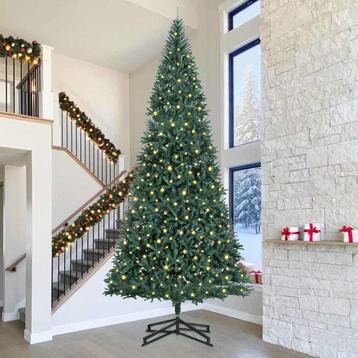 vidaXL Kunst Kerstboom met verlichting met 300 LED Groen 500 beschikbaar voor biedingen