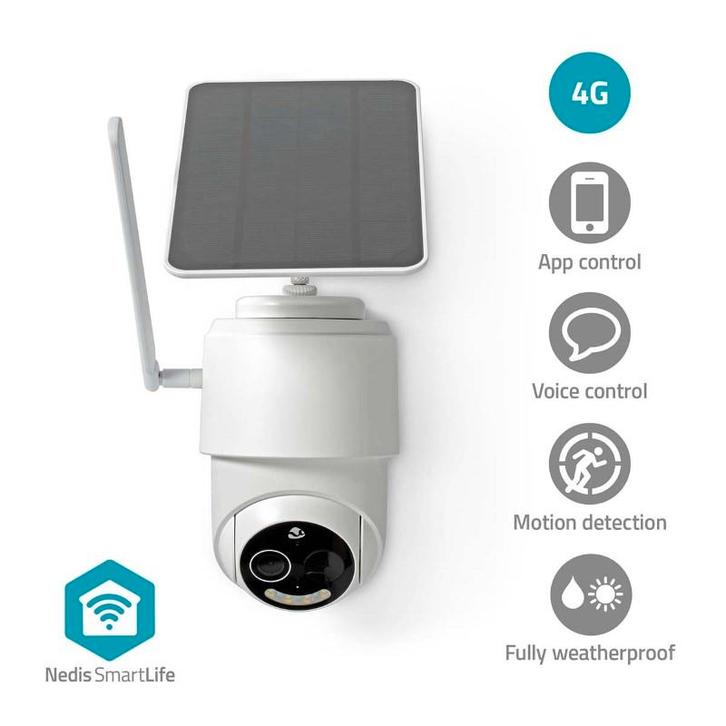 4G Buitencamera met Zonnepaneel - Smart life - Smartlife..., Huis en Inrichting, Overige Huis en Inrichting