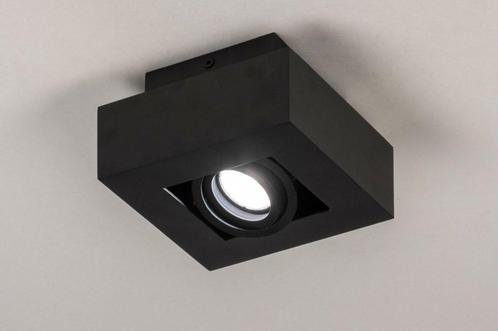 Rietveld Plafondlampen - Zwart - Metaal, Huis en Inrichting, Lampen | Plafondlampen, Verzenden