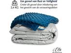 Ella® Verzwaringsdeken Kind 2,4kg 90x120 cm - Weighted, Verzenden, Nieuw