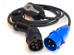 Honors Type 2 Portable Laadpunt met Blauwe CEE 32A 1 fase, Verzenden, Nieuw