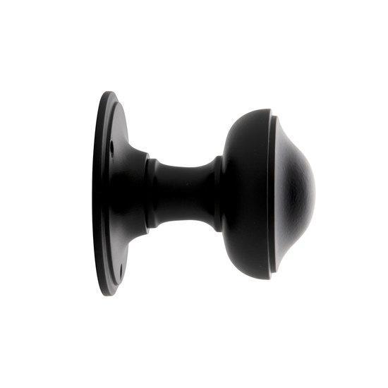 Deurknop 80mm - Rond draaibaar zwart, Doe-het-zelf en Verbouw, Hang- en Sluitwerk, Overige typen, Nieuw, Overige materialen, Ophalen of Verzenden