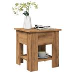 vidaXL Salontafel 40x40x42 cm bewerkt hout artisanaal, Verzenden, Nieuw, Overige houtsoorten, 50 tot 100 cm