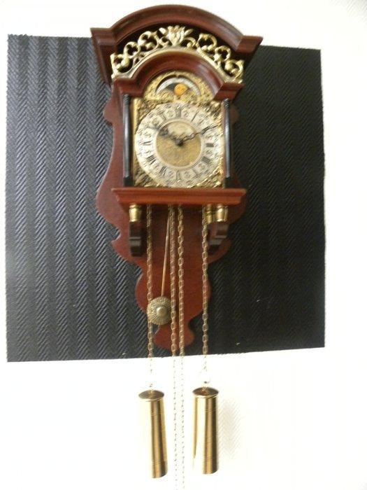 Sallander klok - Warmink - Glas, Hout, Koper - 1970-1980, Antiek en Kunst, Antiek | Klokken