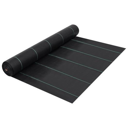 vidaXL Worteldoek 1x200 m PP zwart, Tuin en Terras, Overige Tuin en Terras, Nieuw, Verzenden