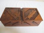 Sieradendoos - Vintage houten sieradendoos/