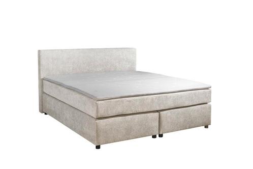 Mörgenn Boxspring Parga - Pocketvering - Beige - 90x200 cm, Huis en Inrichting, Slaapkamer | Boxsprings, Beige, Nieuw, Verzenden