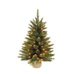 Forest Frosted Kunstkerstboom in Jute met LED Verlichting -, Diversen, Kerst, Verzenden, Nieuw