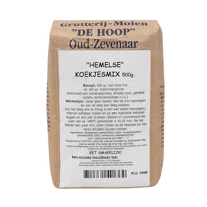 Molen de Hoop Hemelse Koekjesmix 500gr, Hobby en Vrije tijd, Taarten en Cupcakes maken, Nieuw, Verzenden